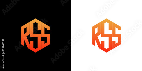 RUU Letter Logo Design polygon Monogram Icon Vector Template photo