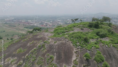 AERIAL - Wonderland Twin Peaks, Abuja, Nigeria, forward wide shot photo