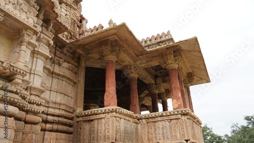 A lovely gopinath temple of Rajasthan in the middle of the mountains photo