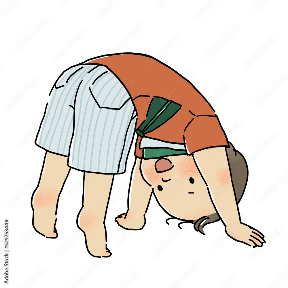 boya somersault Stock Illustration Adobe Stock