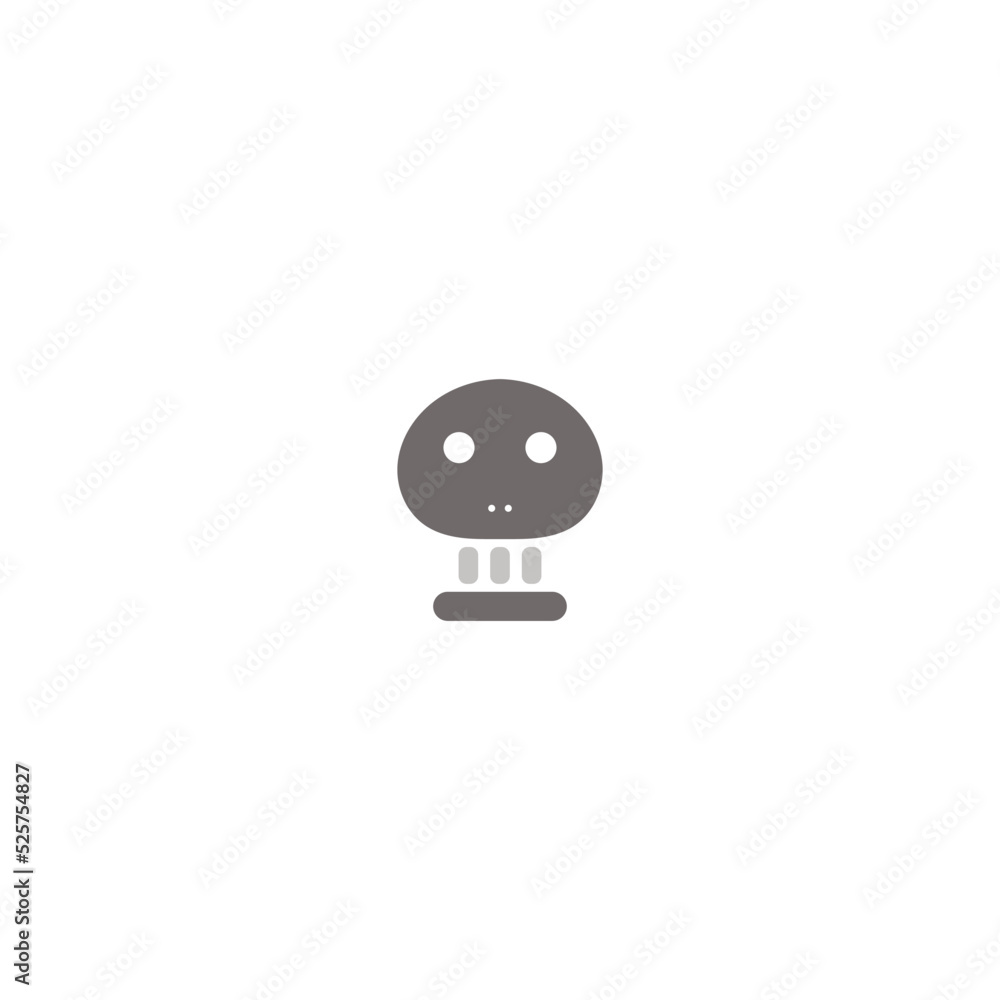 skull icon vector illustration logo skull icon vector illustration logo
