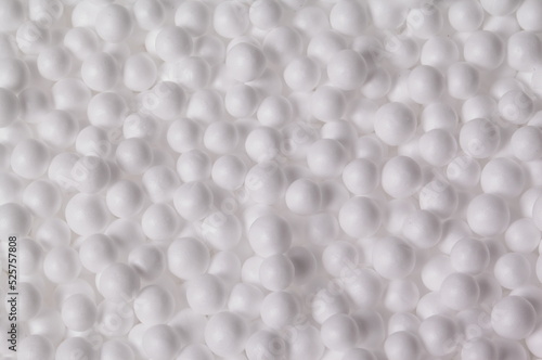 Fototapeta Naklejka Na Ścianę i Meble -  White styrofoam balls as background
