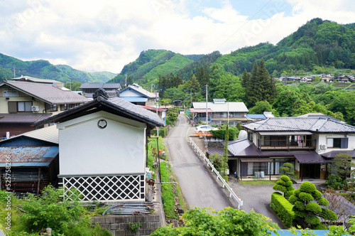 旧六合村・日影地区の町並み【群馬県吾妻郡中之条】