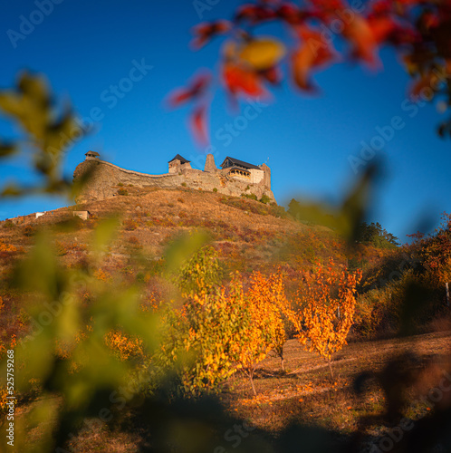 Famous medieval castle of Boldogko, Hungary in autumn