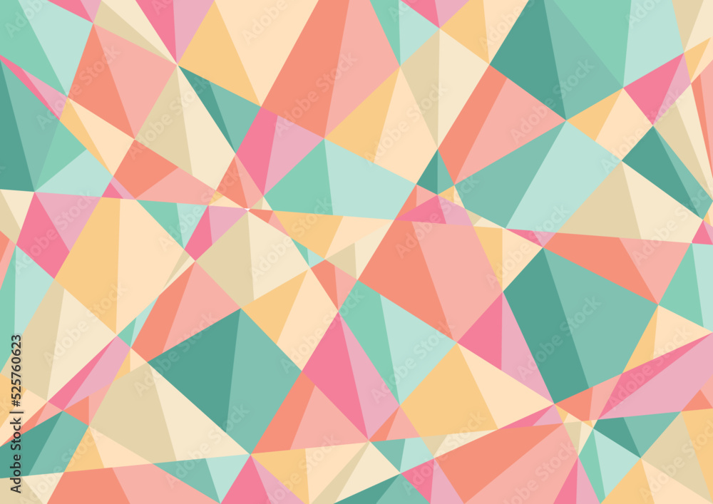 Fototapeta premium colorful abstract geometric background fun retro