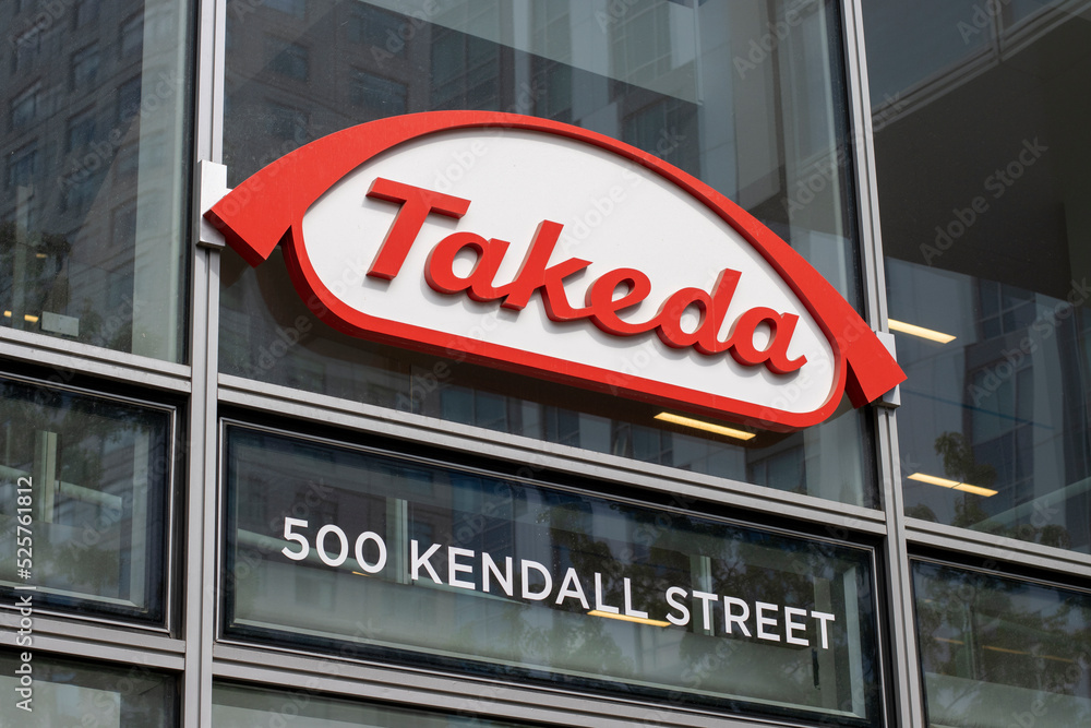 Cambridge, MA, USA - June 28, 2022: Takeda Logo Is Seen At Its Office ...