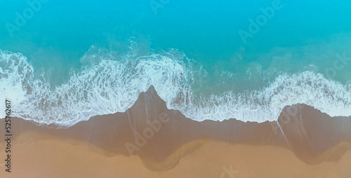 The ecology system with a wave water energy with a summer tropical background