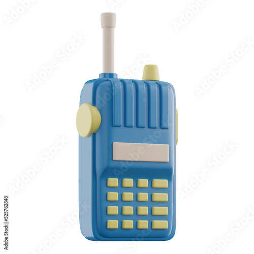 3D Radio Communication Icon