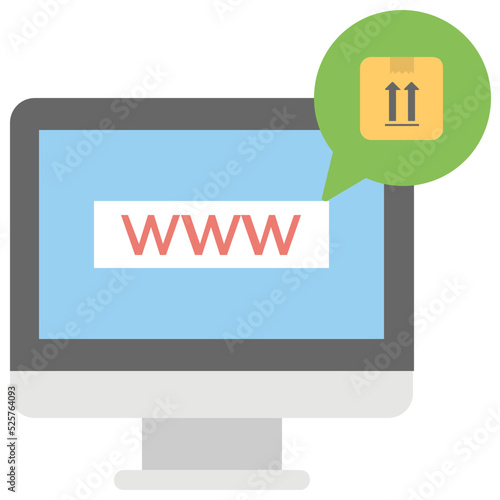 Ecommerce Flat Colored Icon