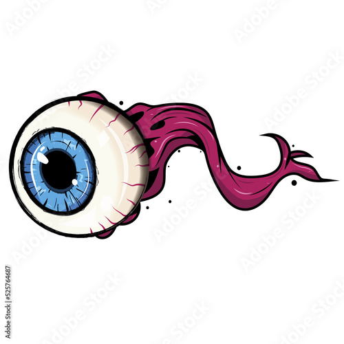 PNG eyeball with a transparent background
