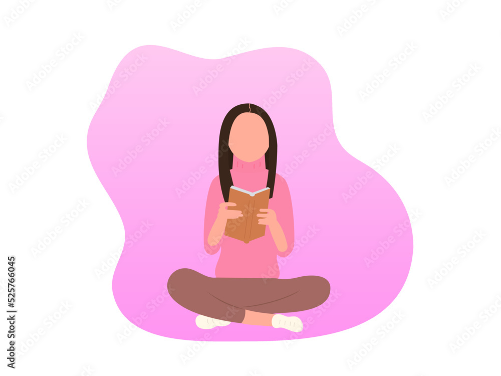 girl reading a book casually girl reading a book casually