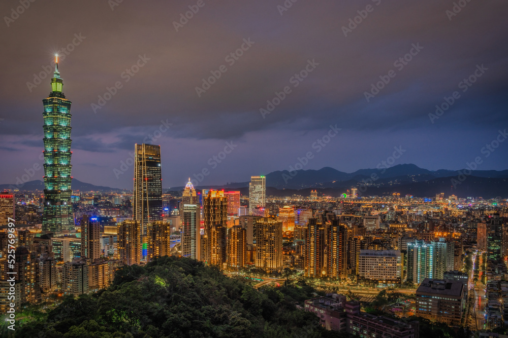 Obraz premium Taipei Night View