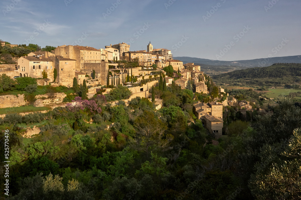 View of Gordes city in Provence, France