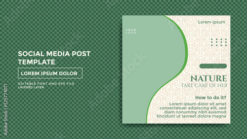 travel business theme social media post template