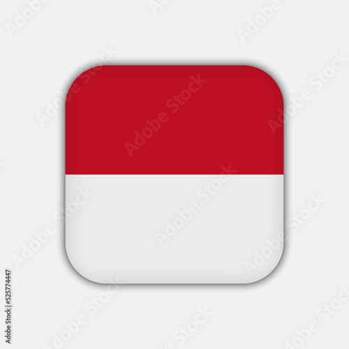Monaco flag, official colors. Vector illustration. Free Download Monaco flag, official colors. Vector illustration. - GFXLoad