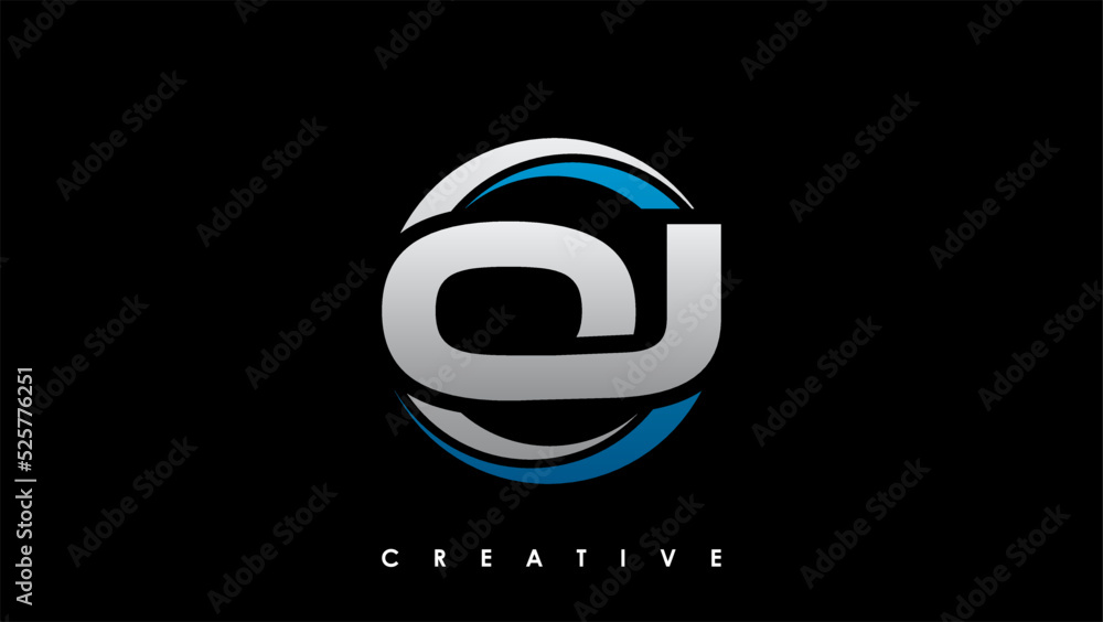 OJ Letter Initial Logo Design Template Vector Illustration OJ Letter Initial Logo Design Template Vector Illustration