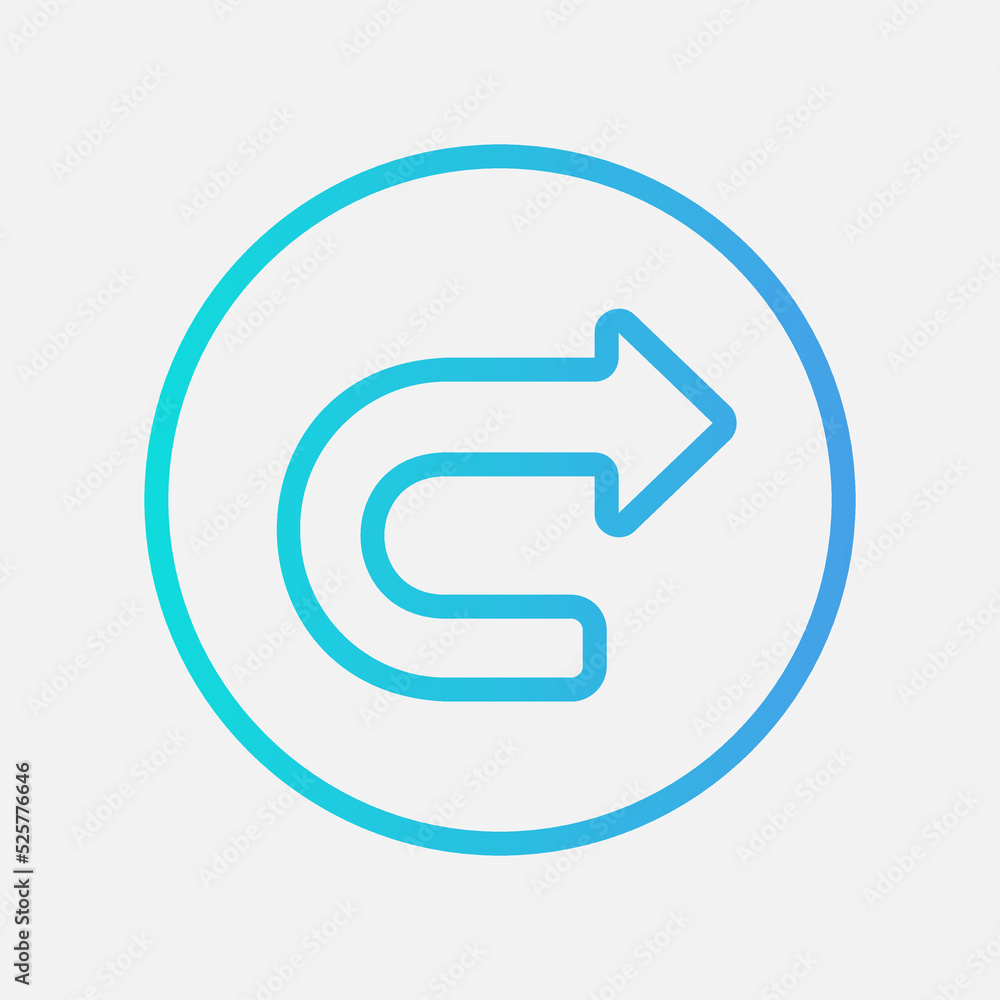 Next arrow icon in gradient style, use for website mobile app presentation Next arrow icon in gradient style, use for website mobile app presentation