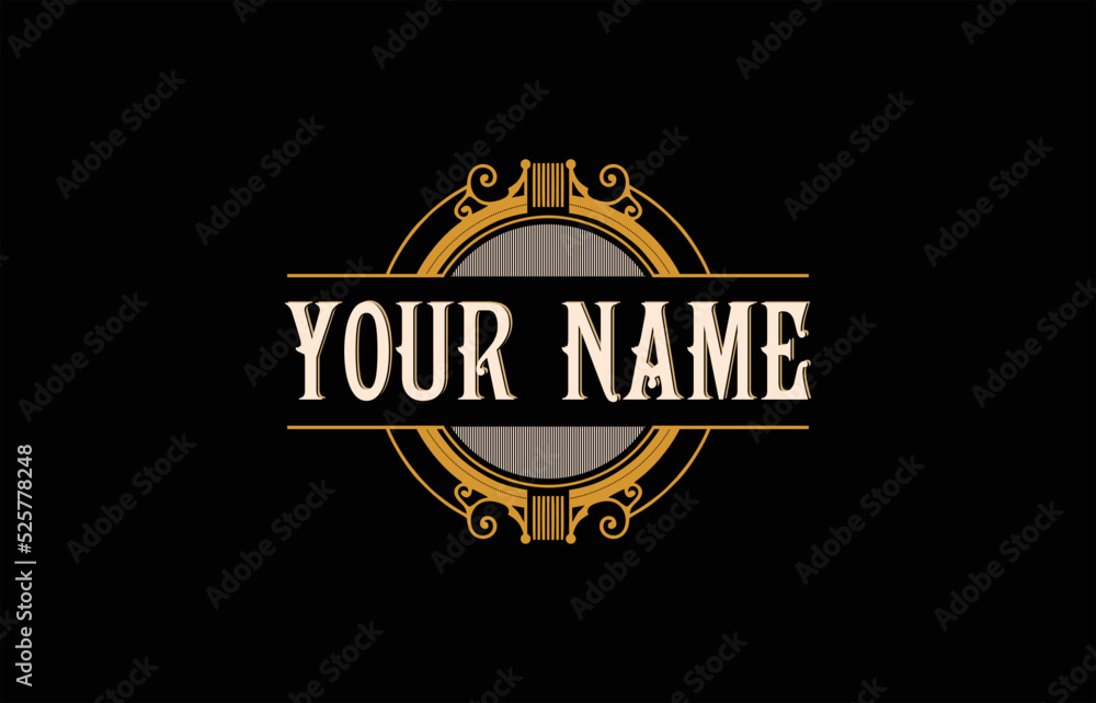 Fototapeta premium Luxury Logo template in vector art