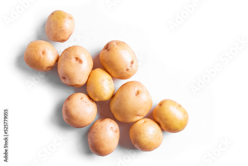 Raw baby potatoes