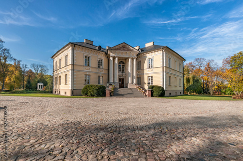 Palace and park complex in Dobrzyca, city in Greater Poland Voivodeship.