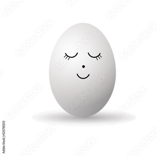 egg in a white background