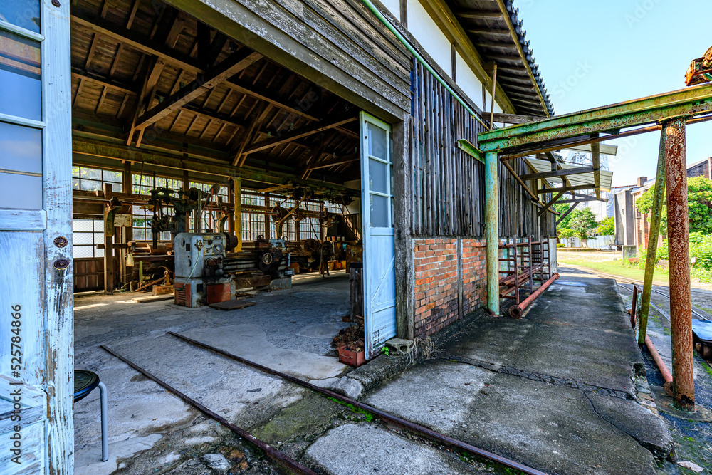 夏の万田坑 熊本県荒尾市 Manda pit in summer. Kumamoto-ken Arao city. 夏の万田坑 熊本県荒尾市 Manda pit in summer. Kumamoto-ken Arao city.