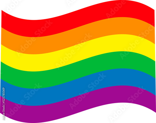 Pride frame. LGBT symbols. Love  heart  flag in rainbow colours  Gay  lesbian parade  Vector  illustration