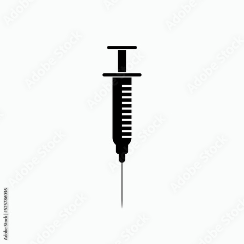 Syringe Icon - Vector, Sign and Symbol for Design, Presentation, Website or Apps Elements.