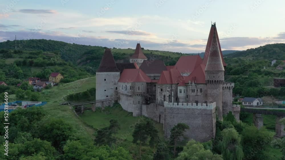 Corvin Castle în Hunedoara în Romania Corvin Castle în Hunedoara în Romania
