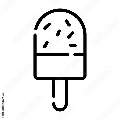 This is chocolate kulfi ice cream