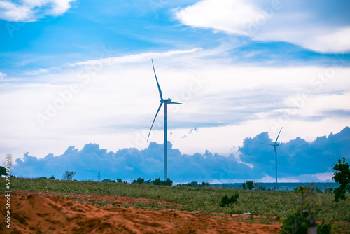 Wallpaper Mural lonely wind turbine Torontodigital.ca