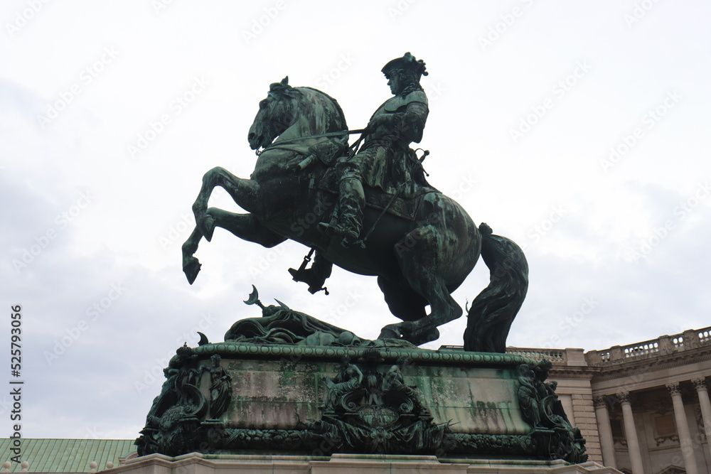 Maria Theresa Square in Vienna Maria Theresa Square in Vienna