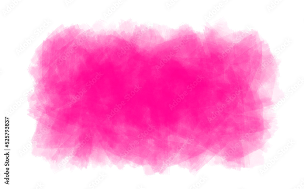 a bright pink spot for the inscription, text. watercolor illustration background