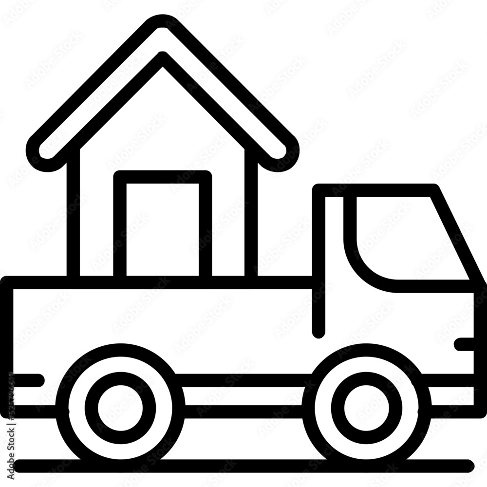Moving House Icon Moving House Icon