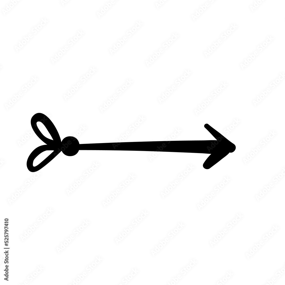Hand drawn arrow set design Isolated on white background. Hand drawn arrow set design Isolated on white background.