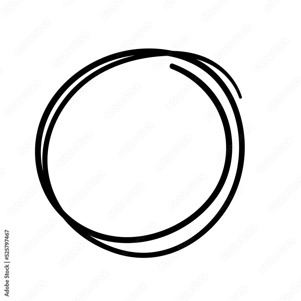 Scribble circle sketch line text frame isolated on white background. Scribble circle sketch line text frame isolated on white background.