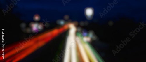 Blurred Abstract Long Light On Highway Wallpaper Background Design Website