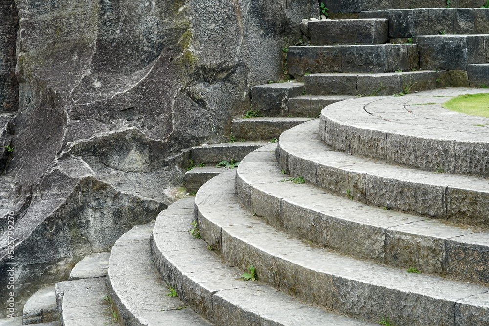 stone stairs leading to limestone hill stone stairs leading to limestone hill