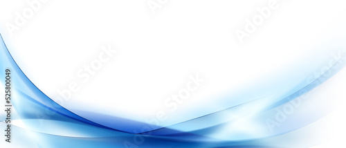 abstract blue wave background modern vector illustration design