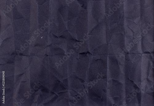 Black Crumpled Paper Artistic Abstract Background Texture 