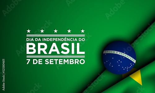 Brazil Independence Day Background Design.