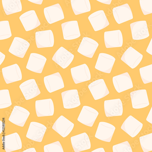 Marshmallow pattern wallpaper. background. marshmallow vector.