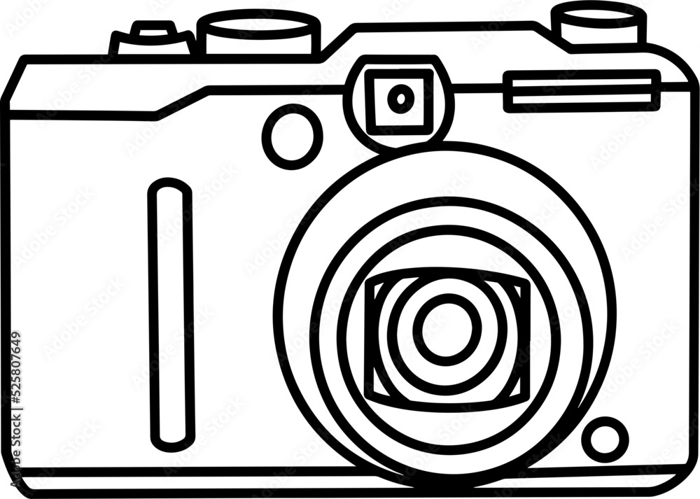 camera line drawing camera line drawing