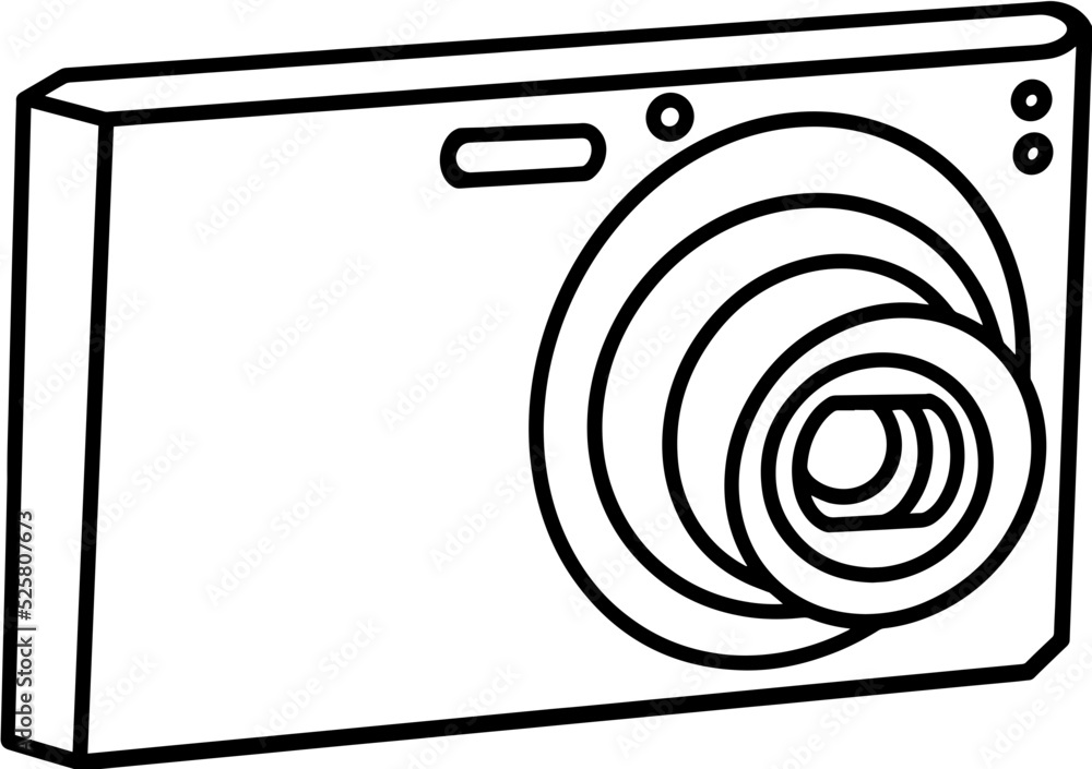 camera line drawing