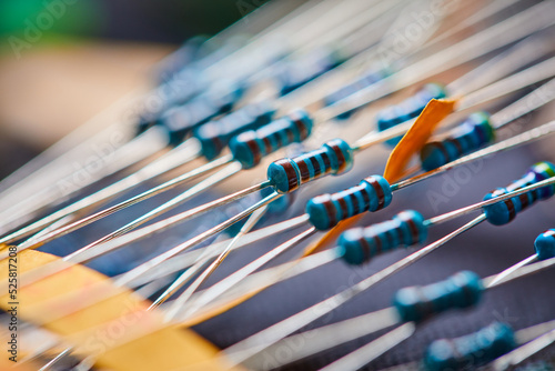 electronic board and tools repairs on black background