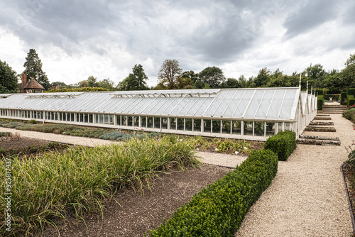 Elegant Victorian Greenhouses At Eythrope Gardens On The Waddesdon Manor Estate