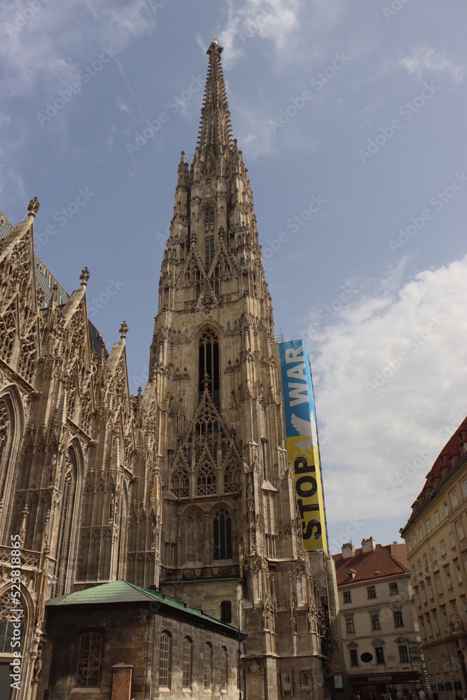 view from the roof of the Stephansdom Nordturm in Vienna