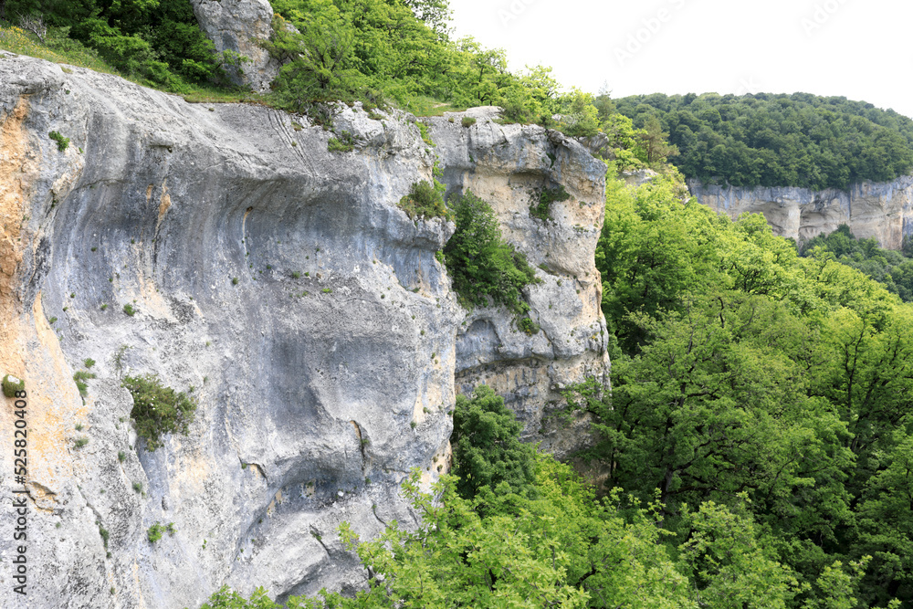 Details of rock of Una-koz ridge in summer