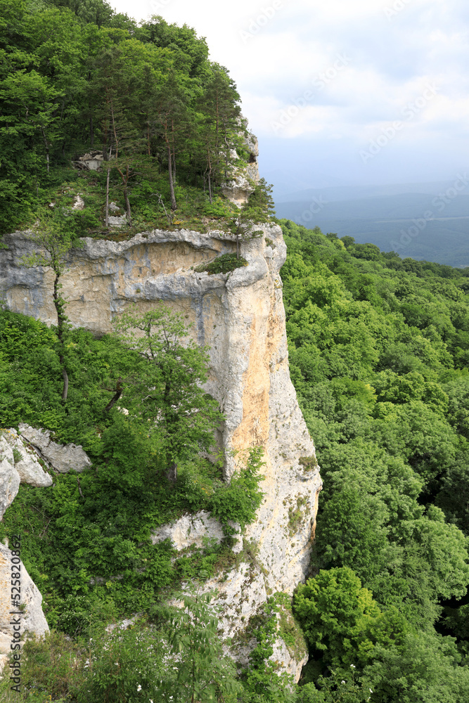 Fototapeta premium View of Una-koz ridge in Caucasus