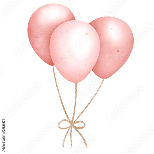 Pink balloons Party